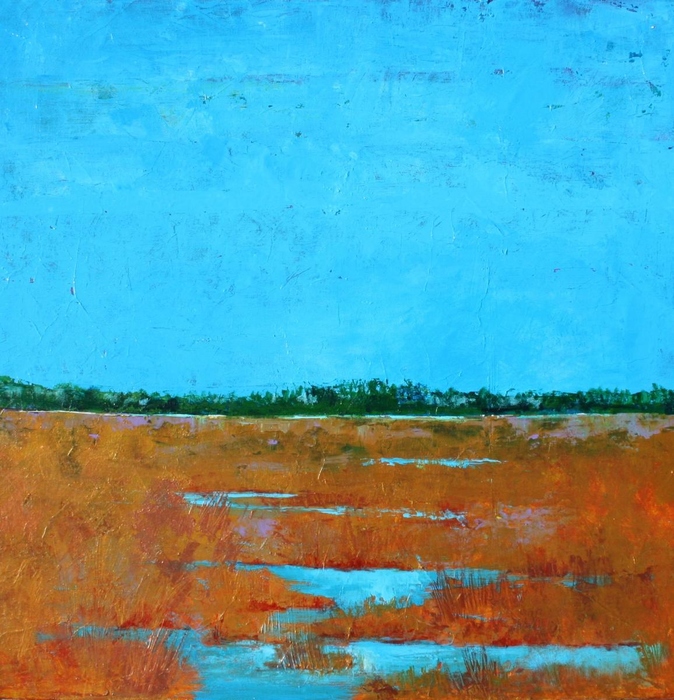 marshlands, Chesapeake, blues, grasses