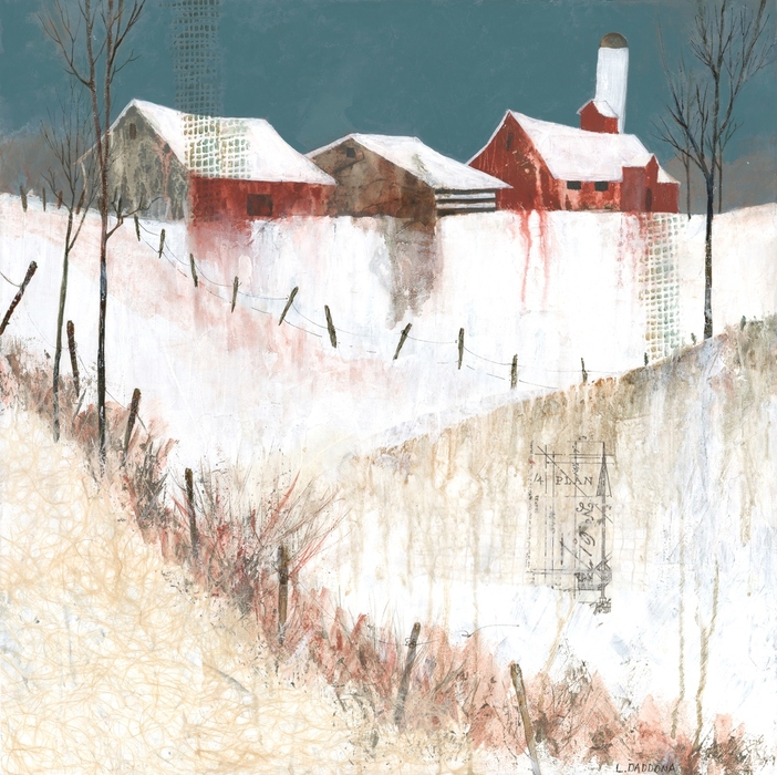 Red Barns, Old Barns, Barns in Snow
